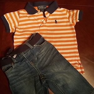 Polo by Ralph Lauren 9m boys outfit